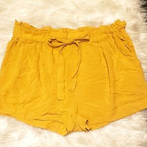 Ambiance Apparel Flowy High Waisted Shorts
